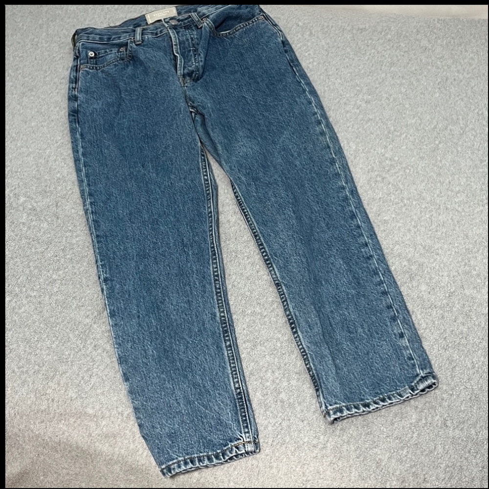 Everlane 90s Cheeky Jeans Size 25 Organic Cotton Preppy Minimalist Capsule